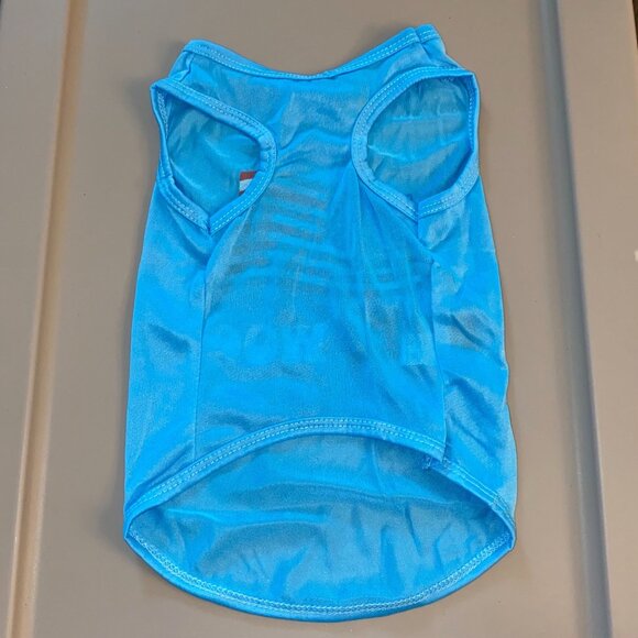 RED WOOF & BLUE American Flag small dog shirt Fourth of July Patriotic pet shirt - Picture 2 of 9